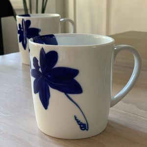 RARE Two Tiffany Vines Coffee Mugs by Tiffany & Co.